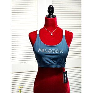 NWT Peloton Women's Navy Blue Colorblock Mesh Back Bra Large 203